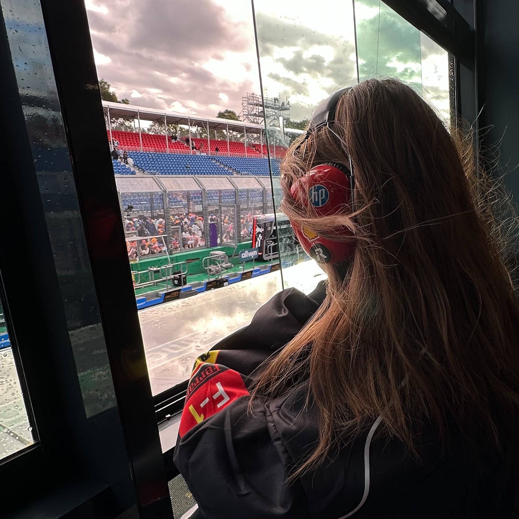 Chloe at the Melbourne Grand Prix